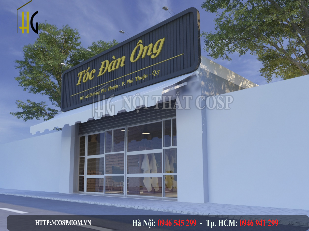 Thiết Kế Salon Tóc - Anh Phong – Quận 7